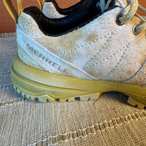 NWOT Merrell MQM Ace LTE FP gold leather hiking shoes - Picture 5 of 12